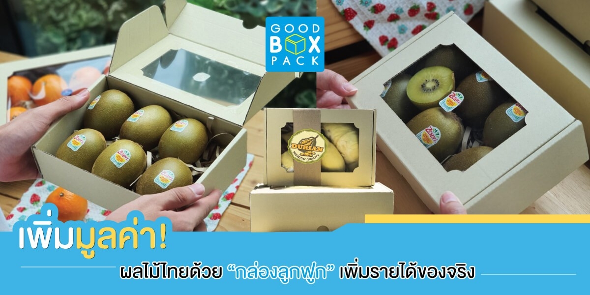เพิ่มมูลค่าผลไม้ไทยด้วย กล่องลูกฟูกใส่ผลไม้ เพิ่มรายได้ของจริง