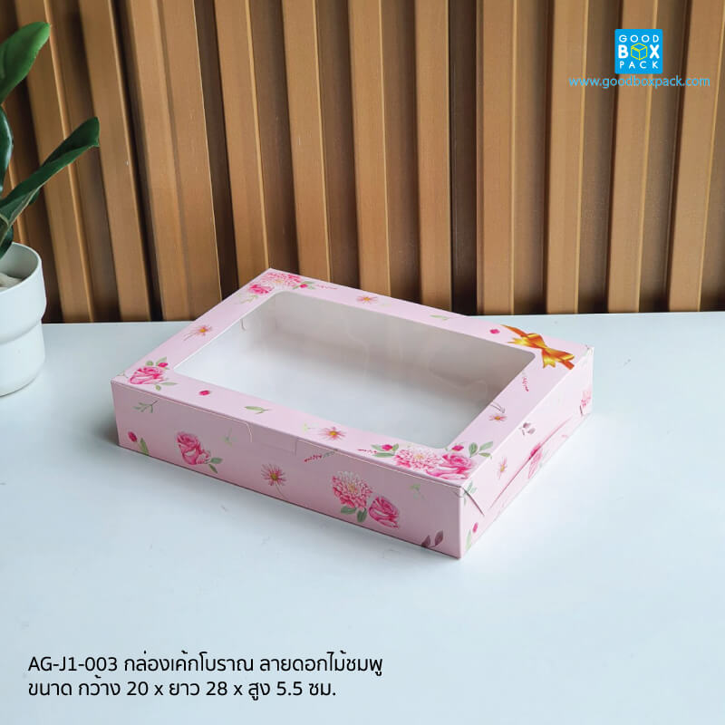 ลายดอกไม้ชมพู