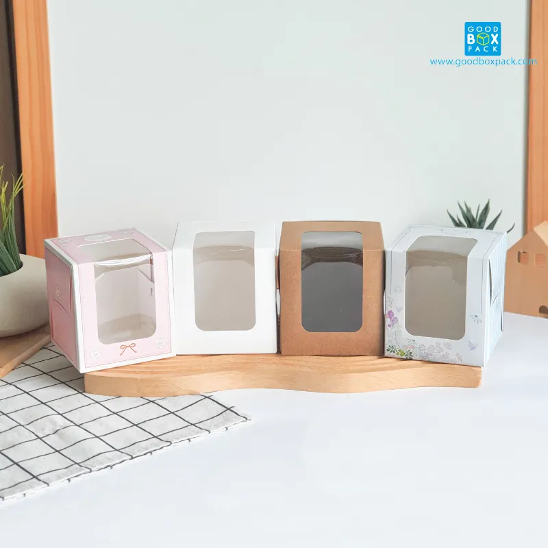 กล่องเค้กชิ้น 10x10x11cm