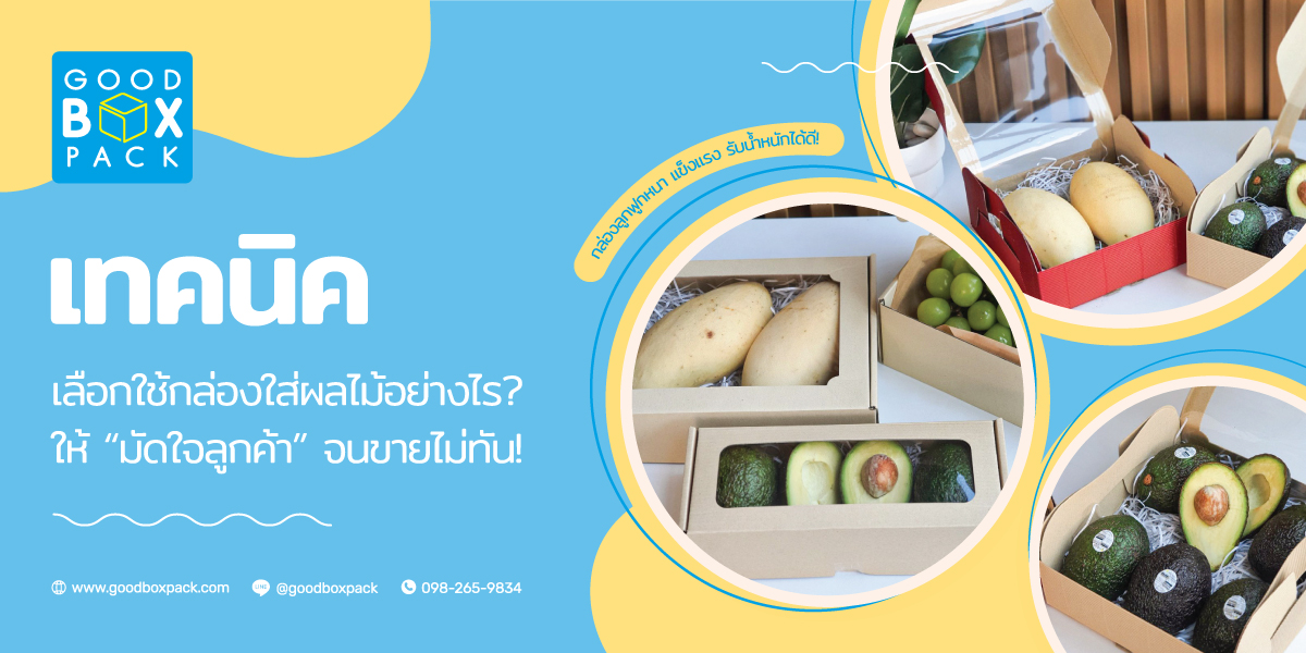 เทคนิคเลือกใช้กล่องใส่ผลไม้อย่างไรให้มัดใจลูกค้าจนขายไม่ทัน
