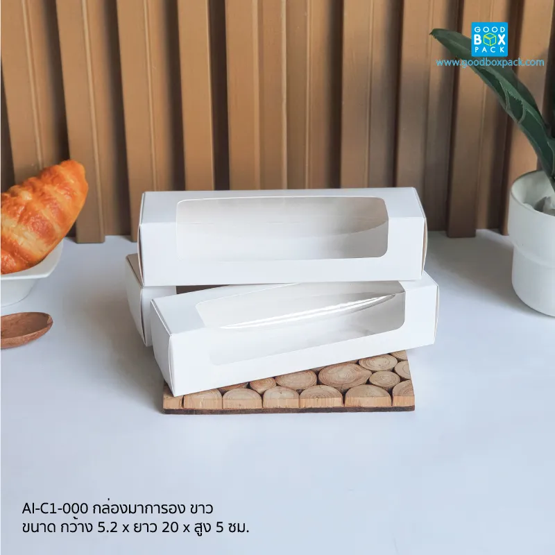 กล่องมาการอง 5.2x20x5cm