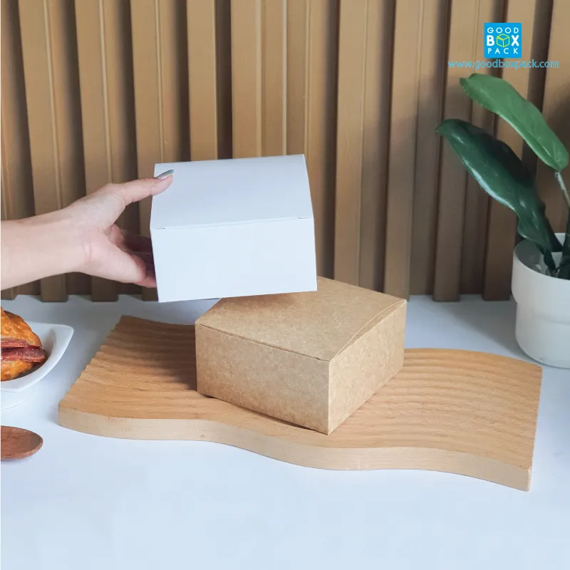 กล่อง Easy snack จตุรัส 12.7x12.7x6.5 cm