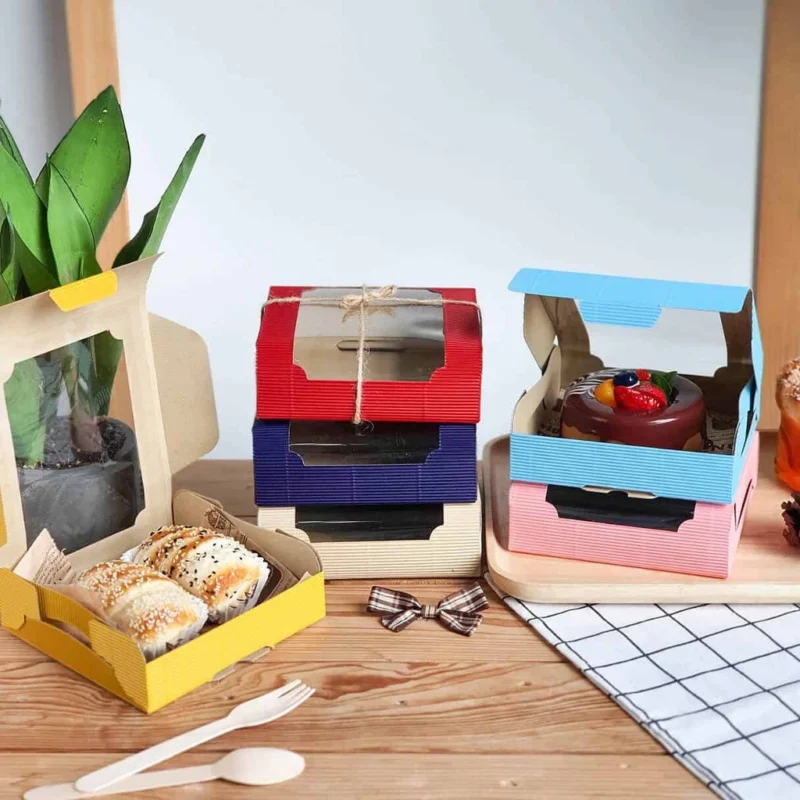 กล่องชิฟฟ่อน ลูกฟูกโชว์ลอน 15x15x5 cm